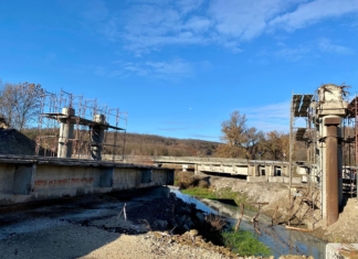 (RO) Reparația podului de pe drumul M1, amplasat în apropierea localității Hrușova din raionul Criuleni – inspectată în cadrul unei vizite pe șantier