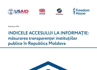 (RO) ASD a participat la evenimentul de lansare a Raportului privind accesul la informații și masa rotundă “Indicele Accesului la Informație: măsurarea transparenței instituțiilor publice în Republica Moldova”