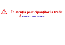 Restricții de circulație pe traseul M5 din cauza ghețușului