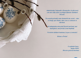 Mesaj de felicitare cu prilejul Sfintelor Sărbători Pascale