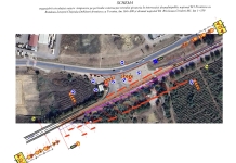 Atenție șoferi! Trafic redirecționat temporar la intersecția din proximitatea localităților Cricova, Ciorescu și Goianul Nou