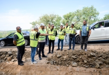 Viceprim-ministrul Vladimir Bolea și conducerea AND au evaluat progresul lucrărilor de reabilitare a drumului R34 din raioanele Hîncești și Cantemir