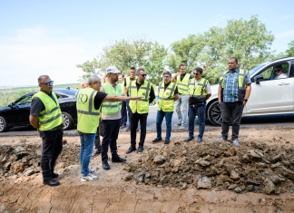 Viceprim-ministrul Vladimir Bolea și conducerea AND au evaluat progresul lucrărilor de reabilitare a drumului R34 din raioanele Hîncești și Cantemir