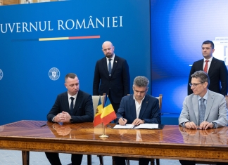 Semnarea Acordului pentru proiectarea și execuția tronsonului 4 al Autostrăzii Unirii – A8: primii 5 km de autostradă în Republica Moldova