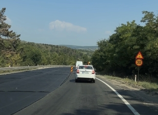 Atenție șoferi! Respectați semnalizarea rutieră pe șantierul drumului R3