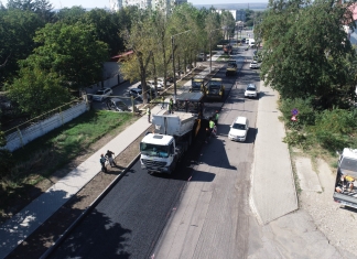 Progres de 62% la sensul giratoriu de pe R32.2, în municipiul Cahul